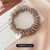 Faixa de cabelo de cristal Elástico laço de cabelo feminino corda de cabelo adulto estilo coreano simples elegante para todos os jogos Net corda de cabelo de pérola vermelha