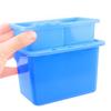 Cubo de plástico dos en uno al por mayor para pintura artística, fregadero de una pieza, cubo de lavado cuadrado portátil con combinación empalmable