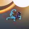 Azul Queimado Dourado Cloisonné Tori Estilo Chinês diy Pulseira Colar Broche Sapato Bolsa Acessórios Acessórios Artesanais Atacado