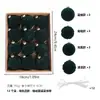 Novo Produto da Amazon: Conjunto de 12 Bolas de Natal Aveludadas com Formato Único, Decorações para Árvore de Natal, Bolas de Natal de Plástico