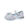 Zapatos Sencillos para Niñas, Nuevos Zapatos de Cristal para Bebés Niñas Primavera y Otoño 2026 con Moño, Zapatos de Cuero para Desempeño Infantil Medianos y Grandes