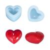 Zhongcheng diy estéreo 3D espelho amor tamanho aromaterapia vela silicone molde gesso resina ornamento macio