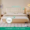 Cama de Cuero Estilo Tronco Minimalista Moderno 2025 Nueva Cama de Almacenamiento para Dormitorio 1.8m Cama Doble con Cubierta Suave