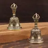 Campana de Latón, Campana Disolvente de Magia, Campana con Mortero Disolvente de Magia, Campana del Sutra del Corazón, Colgante de Campana de Cobre, Campana de Latón del Tíbet