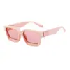 Gafas de sol de millonario europeas y americanas para hombre, protección solar, moda, personalidad, gafas de sol para mujer, alta calidad, venta al por mayor transfronteriza