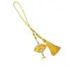 Llavero Colgante Colgante para Bolso Llavero Colgante de Borla de Perla Accesorios Producto Terminado Doble Cara Venta al por Mayor