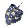Bandana de Algodón Sarga para Perro Mascota Estilo de Atar Babero Infantil Bufanda para Cabeza de Bebé Empaquetado Individualmente