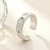 Estilo Minimalista ~ Anillo Exquisito con Zirconia de Goteo de Aceite para Mujer, Diseño de Nicho, Anillo para Dedo Índice de Lujo Ligero Estilo Ins, Anillo de Amistad Personalizado