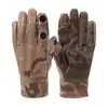 Guantes Gruesos para Deportes al Aire Libre y Esquí con Forro de Felpa y Capacitivos para Pantalla Táctil, Guantes de Ciclismo Camuflaje, Guantes Cálidos de Invierno
