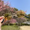 Óculos Infantis Fashion Cool Bebê Fofo Retrô Óculos de Sol Meninos e Meninas Anti-UV Óculos de Sol para Meninas