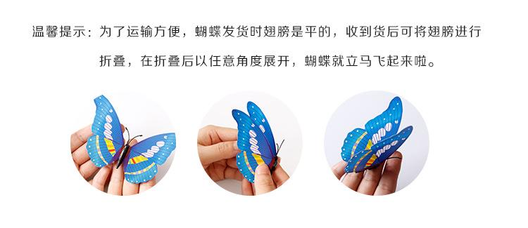 电视背景墙装饰蝴蝶贴