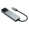 Placa de Som Óptica Externa USB Seis-em-Um Canal 5.1 7.1 Multifuncional Liga de Alumínio com Placa de Som de Mixagem Karaoke Ao Vivo