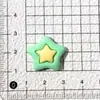 Estrella Brillante de Cinco Puntas de Doble Capa Colorida Accesorios de Resina para Bricolaje Accesorios Hechos a Mano para el Cabello Hebilla de Zapato Materiales Pegatinas para Funda de Teléfono Taza de Agua