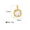 Cien colgantes de cobre microincrustados al por mayor transmisión en vivo de trémolo exclusivamente para estrellas y colgantes de conejo lunar accesorios de moda combinables para mujer