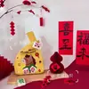 Bolsa de la Fortuna de Año Nuevo Bolsa Roja de la Suerte Bolso Tejido Nuevo Bolso Rojo de Año Nuevo para Mujer Bolsa de Regalo para Fiesta Anual Bolso al por Mayor