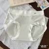 Roupa Íntima Feminina de Seda de Gelo Simples e Doce para Meninas, Cintura Média, Confortável, Macia, Amiga da Pele e Respirável, Cuecas Girls