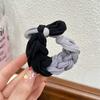 Corda de Cabelo Grossa de Alta Elasticidade Tecida à Mão para Crianças Acessórios de Cabelo 2024 Nova Corda de Cabelo Colorida para Meninas Acessórios de Cabeça para Meninas