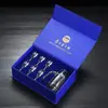 Copa Moutai, copa de vino pequeña, copa de cristal, vertedor de 10 ml, juego de siete piezas, blanco