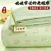 Juego de Tres Piezas de Esterilla de Verano de Tela Gruesa de Algodón Puro 2026 Nuevo Transpirable Absorbente de Sudor Funda de Cama 48*74cm Funda de Almohada Directo de Fábrica