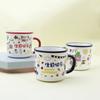 Taza de cerámica retro nostálgica de dibujos animados, bonita y colorida, de alto valor creativo, para cumpleaños, regalo de mano, venta al por mayor