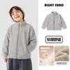 Chaqueta Europea Derecha para Niño con Forro Polar y Acolchado Cálido de Invierno Nueva Ropa Infantil Ropa de Invierno para Niños Bebés