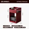 Mesa Lateral Móvil Pequeña para Sala de Estar, Mesa de Café de Moda para Uso Doméstico, Mesita de Noche Vintage para Dormitorio, Carrito Móvil, Gabinete Lateral para Sofá