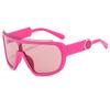 Nuevas Gafas de Sol de Una Pieza de Montura Grande, Gafas de Ciclismo de Estilo Deportivo, Gafas de Sol Deportivas para Exterior Europeas y Americanas