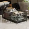 Gabinete de baño debajo del estante de almacenamiento inodoro con ruedas detergente para ropa carrito pequeño lavabo debajo de la cesta de almacenamiento cesta de ropa sucia móvil