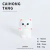 Colección de Animales Lindos de Resina de Dibujos Animados en Colores Sólidos, Adornos Creativos para Escritorio, Accesorios DIY, Animales Mixtos al por Mayor