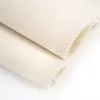 Venta Directa de Fábrica de Tela de Flocado de Pelo Largo Hilada en Agua con Respaldo Adhesivo Opcional, Adecuada para Forro y Embalaje de Cajas de Joyería, en Color Blanco Roto