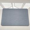 En stock Esterilla Absorbente de Barro Diatomeo Duro Tallado Esterilla de Piso para Baño Hogar de Baño Antideslizante Secado Rápido Esterilla de Pies de Diatomea