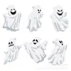 Pintura de Diamantes 5D DIY Pegatinas Aleatorias Pegatinas de Pared Pegatinas Hechas a Mano para Niños Dibujos Animados Halloween Calavera Calabaza Perforador Redondo