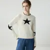 Nueva colección de otoño e invierno: suéter de cachemira pura para mujer, capa interior de cuello redondo engrosada, suéter de punto cálido, capa base casual y versátil, top de punto