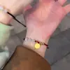 Pulsera Tejida Marca Fu para Pareja Mejor Amigo Regalo Tanabata Pulsera Lujo Ligero Estudiante Simple Ins Regalo Antiguo Cuerda para Mano