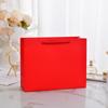 Bolsa de Regalo Roja Pura Estilo Chino Bolsa de Papel Portátil Bolsa de Regalo Acompañante Regalos de Vacaciones Bolsa de Embalaje para Regalo de Retorno