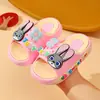 Pantuflas de Verano para Niños Judy Nick Co-Branded para Niños Pequeños y Medianos, Antideslizantes y Resistentes al Desgaste, Adecuadas para Uso en Interiores y Exteriores, Pantuflas Caseras de Dibujos Animados
