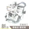 Máquina de gravação máquina de gravação de precisão pequena totalmente automática CNC computador jade metal carimbo marcenaria máquina de gravação quatro eixos cinco eixos