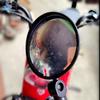 Espejo Retrovisor Bicicleta de Montaña Plegable Bicicleta Espejo con Cabeza Giratoria 360 grados Bicicleta de Carretera Espejo Retrovisor Vehículo Eléctrico
