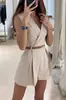 2024 Europa y Estados Unidos comercio exterior transfronterizo ropa de mujer Amazon moda nuevo temperamento delgado traje de viajero mono mujer