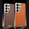 Nueva Funda de Teléfono para Hombre Estilo Negocio Adecuada para Samsung S26Ultra, Funda de Cuero Magnética de Cobertura Total Anti-Caídas para Galaxy24Plus