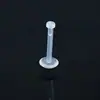 Pendientes de Labio Más Vendidos de Amazon, Pendientes Transparentes Acrílicos Invisibles Color Piel, Joyería Básica Simple para Perforaciones