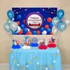 Decoração para festa do Dia da Independência Suprimentos Tecido de fundo para o Dia da Independência dos EUA Adereços de foto Tapeçaria Pano para pendurar Decoração de feriado