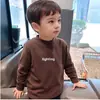Camiseta de Manga Larga de Primavera para Niños y Niñas Medianos y Grandes De Rong Primavera y Otoño Camiseta Fina de Manga Larga Camiseta Básica Infantil Moderna