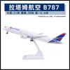 Modelo de avión no de juguete con polea de luz 30 cm Airbus 380 China Southern Airlines 787 COMAC C919 adornos para modelos de avión regalos
