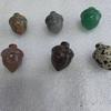 Venta al por mayor Cristal Natural en Bruto Tallado 2.5cm Fruto Piñón Mini Adorno Colgante Venta Directa Transfronteriza Cristal
