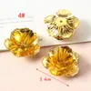 Accesorios de Flores Metálicas, Flores Tridimensionales de Hierro, Tocados Estilo Antiguo Hanfu, Manualidades DIY, Ropa, Iluminación, Materiales Decorativos