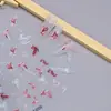 Novo Adesivo de Decalque para Nail Art Estéreo em Relevo 5D Borboleta Flor Renda Laço Tulipa Decalque de Unha de Alta Qualidade