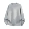Suéter de talla grande para hombre, capa base, transfronterizo 2026 nuevo de invierno, suéter de punto de cuello redondo estilo coreano para hombre, top de jersey