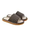 Pantuflas de Lino para Hombre, Uso en Interiores del Hogar, Antideslizantes, Antiolor, Silenciosas, Tejido de Algodón y Lino, Pantuflas de Lino para Mujer de Cuatro Estaciones de Verano