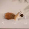Nuevo Producto Transfronterizo Espuma Dibujos Animados Simulación Ardilla Colgante Creativo Decoración Árbol de Navidad Escritorio Muñeca Pequeña Adornos